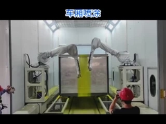 5 पक्षों के लिए साइड 7th ऐक्सिस के साथ वैगन पर Techfly पेंटिंग रोबोट