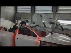 GR6150-2900 सीएमए चित्रकारी रोबोट सिंक्रोनस फ़ंक्शन के साथ ऑटोमोबाइल कार उत्पादन पर काम कर रहा है